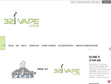 Tablet Screenshot of 321vape.com